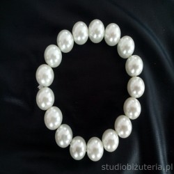 Piękna bransoletka klasyczna perła.